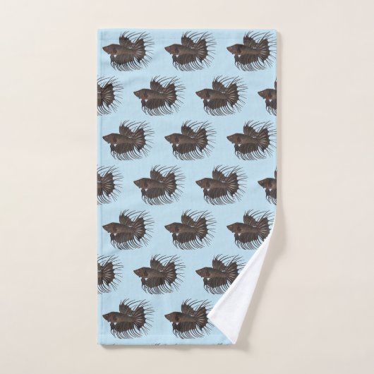 Betta Fish Bath-handdoekset Bad Handdoek (Handdoek)
