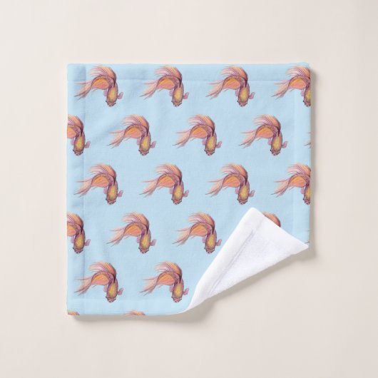Betta Fish Bath-handdoekset Bad Handdoek (Wasdoekje)