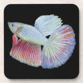 Betta Fish Beverage Coaster Bier Onderzetter (Voorkant)