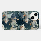 Betta Fish Blauw Wit Case-Mate iPhone Case (Achterkant (horizontaal))