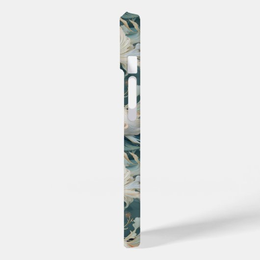 Betta Fish Blauw Wit Case-Mate iPhone Case (Achterkant / Links)