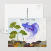 Betta Fish Briefkaart (Voorkant / Achterkant)