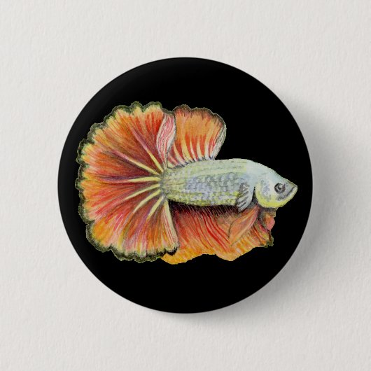 Betta Fish Button (Voorkant)