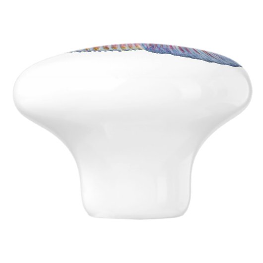 Betta Fish Ceramic Knob. Keramische Knop (Zijkant)