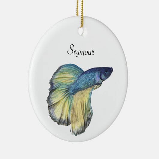 Betta Fish Ceramic Ornament (Rechts)