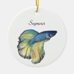 Betta Fish Ceramic Ornament