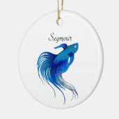 Betta Fish Ceramic Ornament (Links)