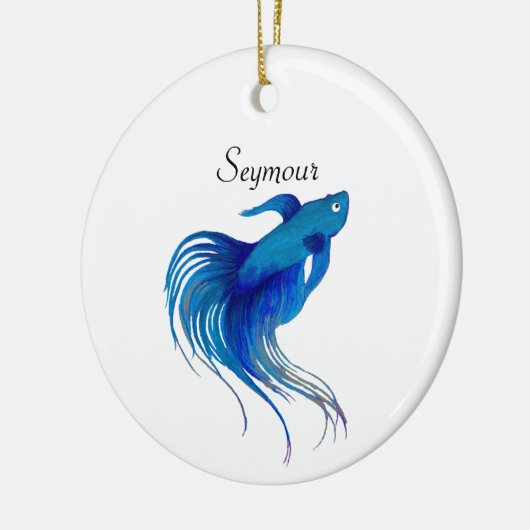 Betta Fish Ceramic Ornament (Links)