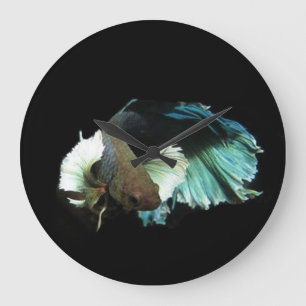 Betta fish clock grote klok