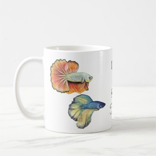 Betta Fish Coffee-Mok Koffiemok (Links)