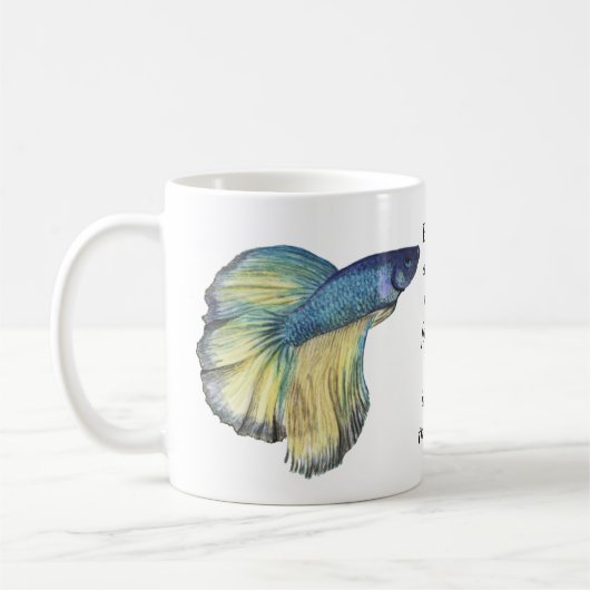 Betta Fish Coffee-Mok Koffiemok (Links)