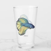 Betta Fish Glass Glas (Achterkant)