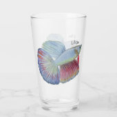 Betta Fish Glass Glas (Achterkant)