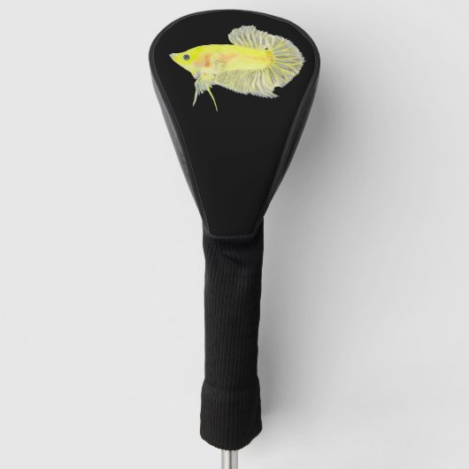 Betta Fish Golf Head Hoesje Golfheadcover (Voorkant)