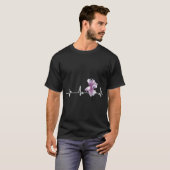 Betta Fish Heartbeat Fish Lover Gift Betta Fish T-shirt (Voorkant volledig)