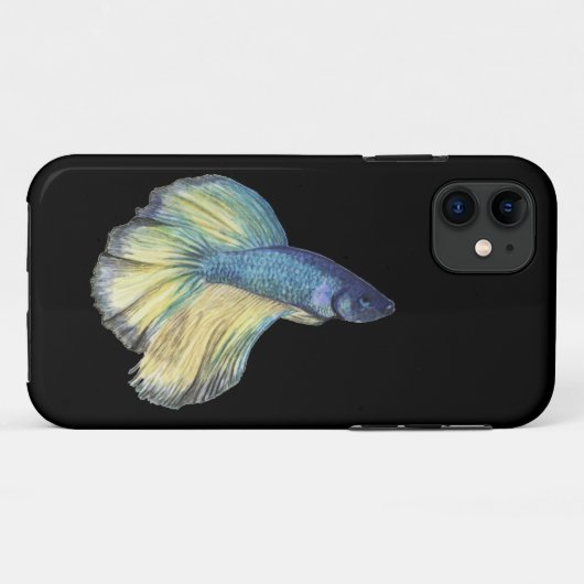 Betta Fish Hoesje-Mate iPhone Case (Achterkant (horizontaal))