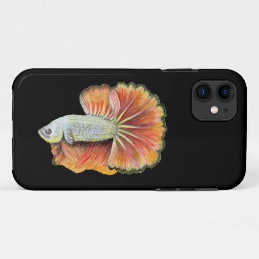 Betta Fish Hoesje-Mate iPhone Case (Achterkant (horizontaal))