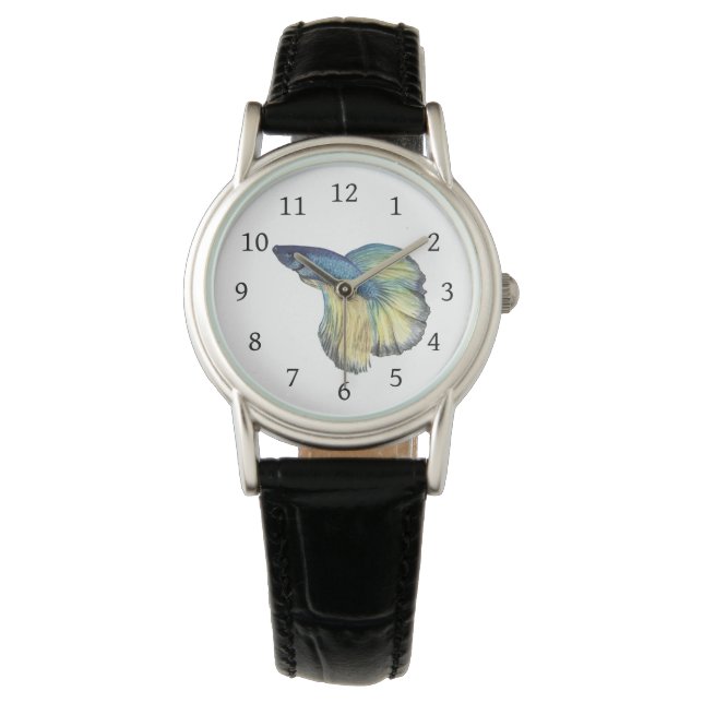 Betta Fish Horloge (Voorkant)