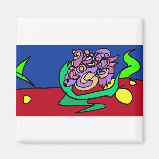 Betta fish joy magneet (Voorkant)