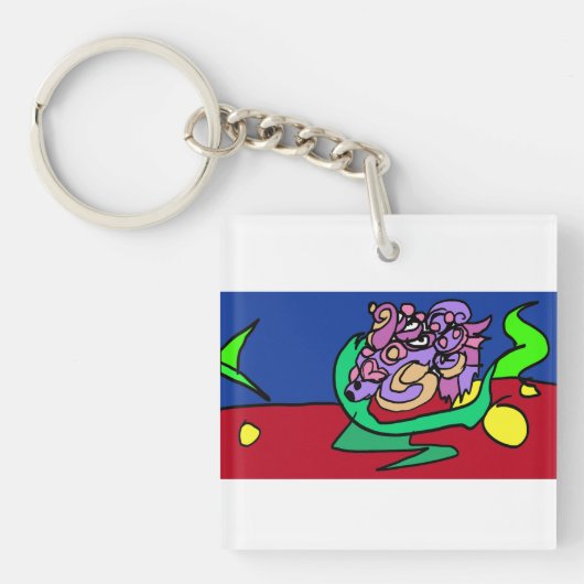 Betta fish joy sleutelhanger (voorkant)