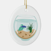 Betta Fish Keramisch Ornament (Rechts)