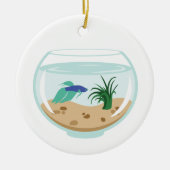 Betta Fish Keramisch Ornament (Voorkant)