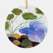 Betta Fish Keramisch Ornament (Voorkant)