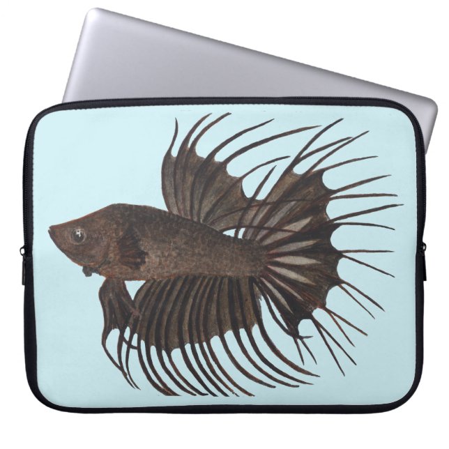 Betta Fish-laptophoes Laptop Sleeve (Voorkant)