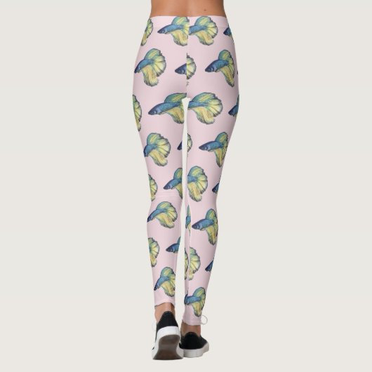 Betta Fish-Leggings Leggings (Achterkant)