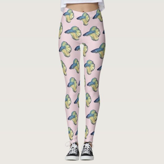 Betta Fish-Leggings Leggings (Voorkant)