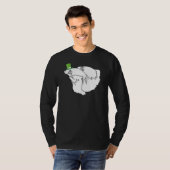Betta Fish Leprechaun Irish St Patrick Day T-shirt (Voorkant volledig)