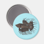 Betta Fish Magneet (Voorkant / Achterkant)