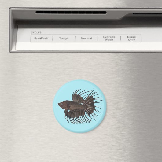Betta Fish Magneet (Insitu (Vaatwasser))