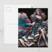 Betta Fish-Mode Briefkaart (Voorkant / Achterkant)