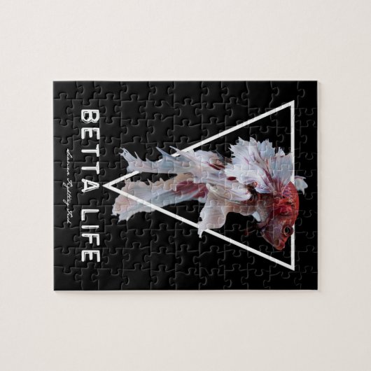 Betta Fish Modern Design Legpuzzel (Horizontaal)
