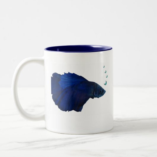 Betta Fish-Mok Tweekleurige Koffiemok (Links)