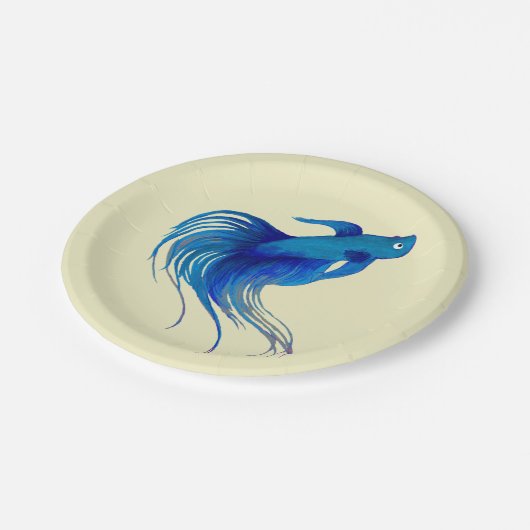 Betta Fish Papieren Bordje (Gekanteld)