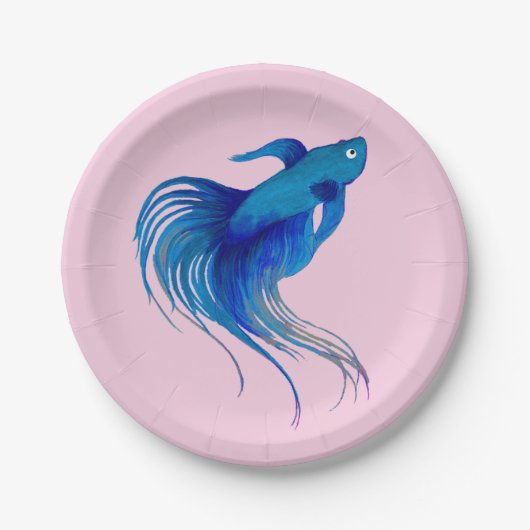 Betta Fish Papieren Bordje (Voorkant)