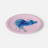 Betta Fish Papieren Bordje (Gekanteld)