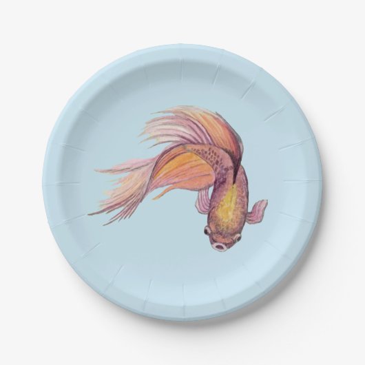 Betta Fish Papieren Bordje (Voorkant)