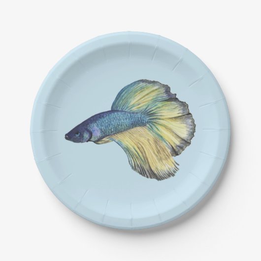 Betta Fish Papieren Bordje (Voorkant)