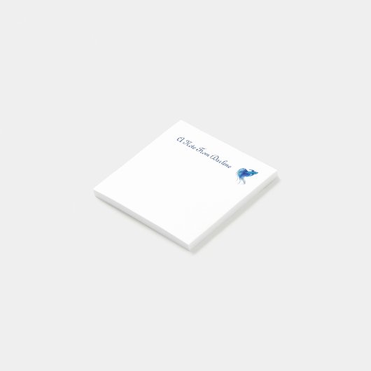 Betta Fish Post-it® Notes (Schuin)