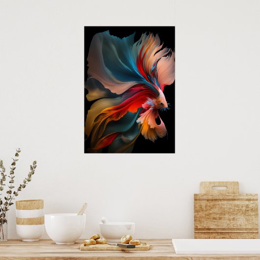 Betta Fish Poster (Keuken)