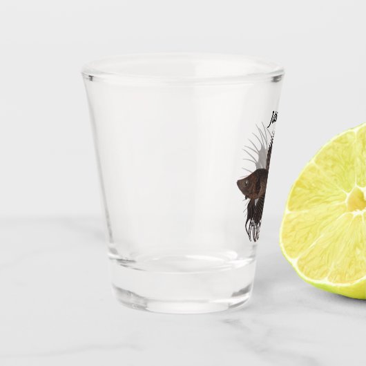 Betta Fish Shot Glas (Links)