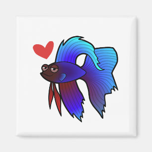Betta Fish / Siamese vechtende vis Magneet