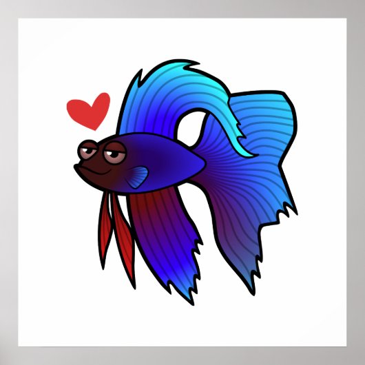 Betta Fish / Siamese vechtende vis Poster (Voorkant)
