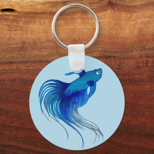 Betta Fish Sleutelhanger (Achterkant)