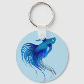 Betta Fish Sleutelhanger (Achterkant)