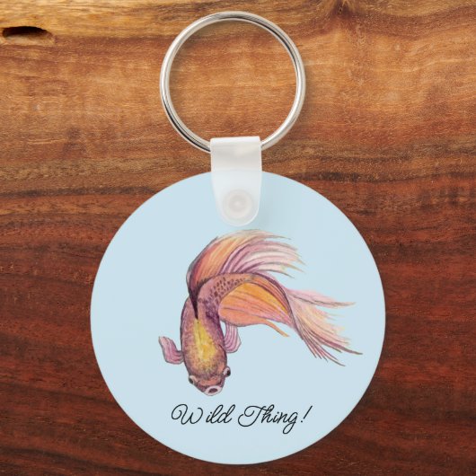 Betta Fish Sleutelhanger (Voorkant)