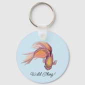 Betta Fish Sleutelhanger (Achterkant)